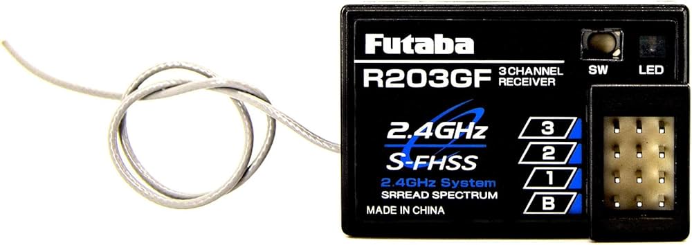 Amazon.com: Futaba R203GF S-FHSS 3Ch 2.4GHz Receiver : Toys & Games